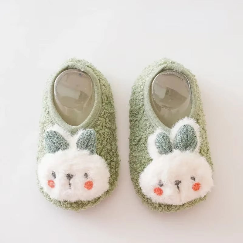 TinySnug – Baby Plush Non-Slip Sock Slippers