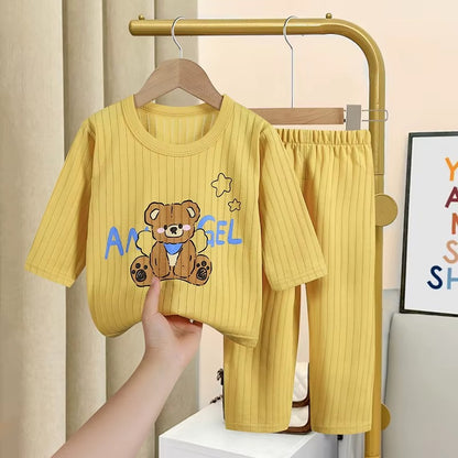 BearSnug – 2-Piece Kids Bear Print Pajama Set