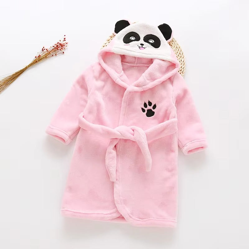 PandaSnuggle – Kids Panda Hooded Bathrobe