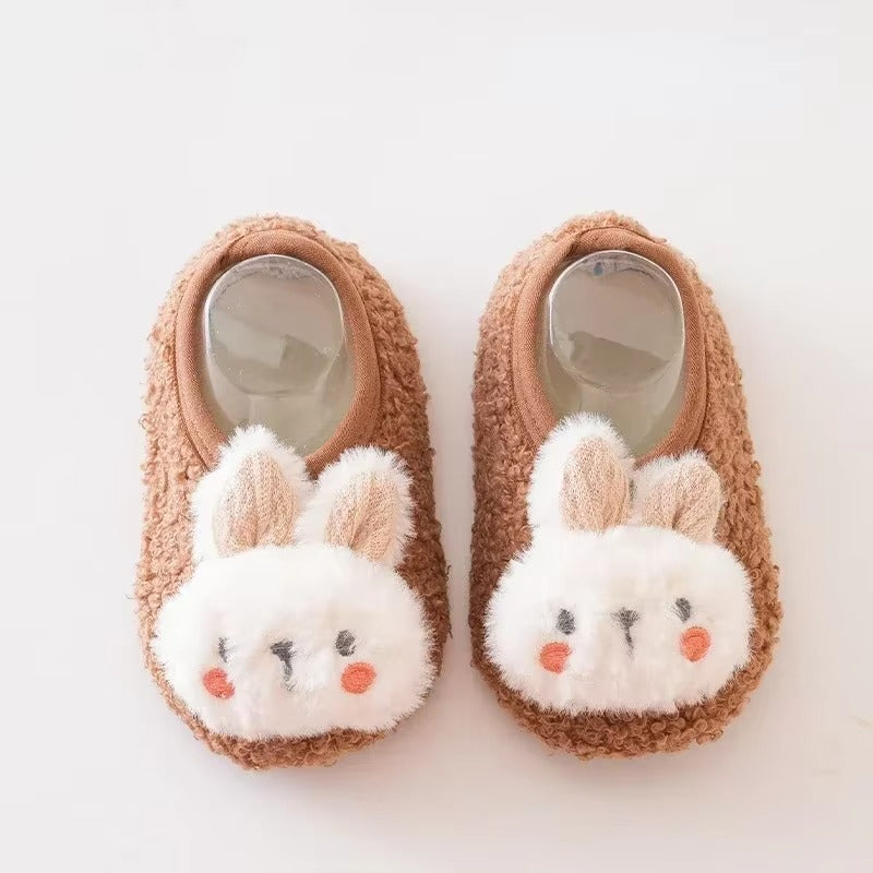 TinySnug – Baby Plush Non-Slip Sock Slippers