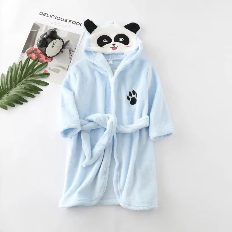 PandaSnuggle – Kids Panda Hooded Bathrobe