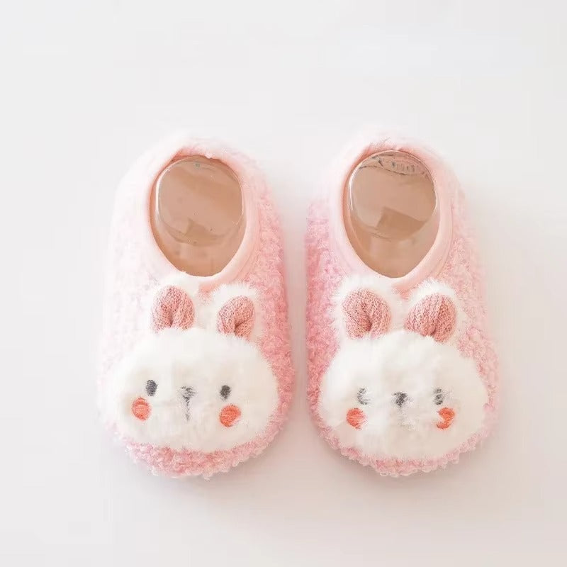 TinySnug – Baby Plush Non-Slip Sock Slippers