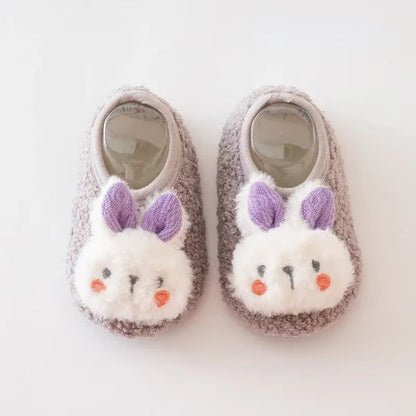 TinySnug – Baby Plush Non-Slip Sock Slippers
