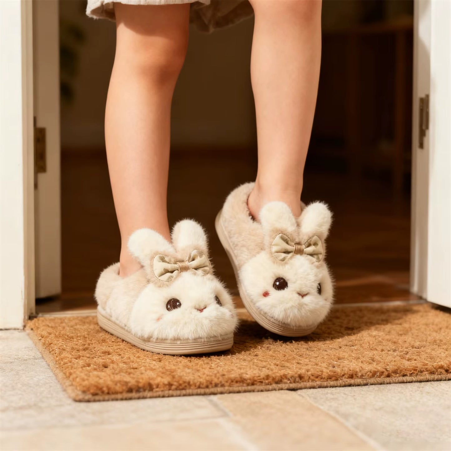 TinyPaws – Baby Cartoon Cotton Winter Slippers