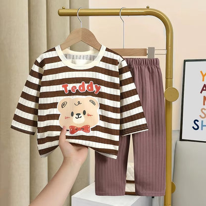 BearSnug – 2-Piece Kids Bear Print Pajama Set