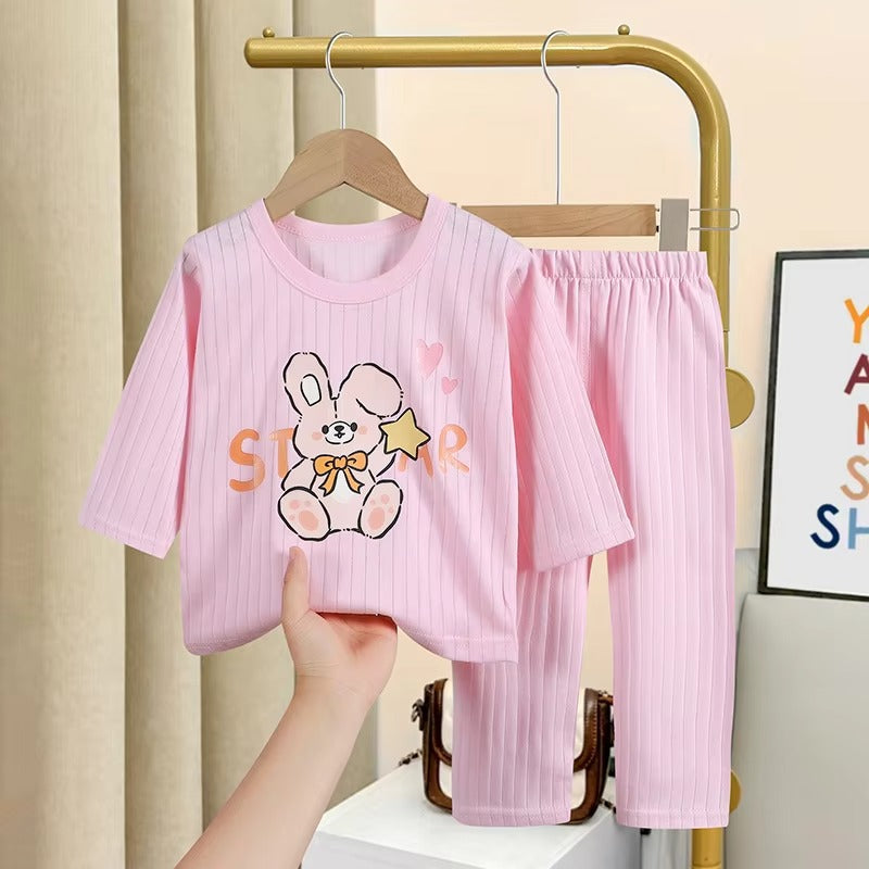 BearSnug – 2-Piece Kids Bear Print Pajama Set