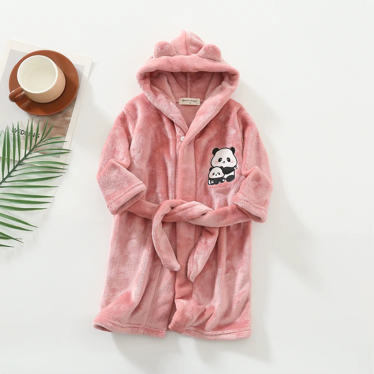 PandaSnuggle – Kids Panda Hooded Bathrobe