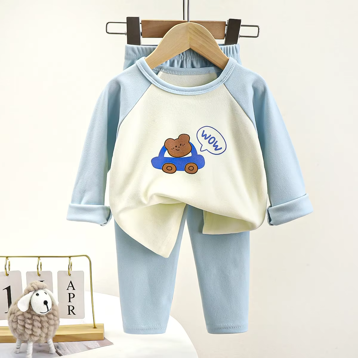 SoftNest – 2-Piece Kids Cotton Pajama Set