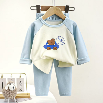SoftNest – 2-Piece Kids Cotton Pajama Set